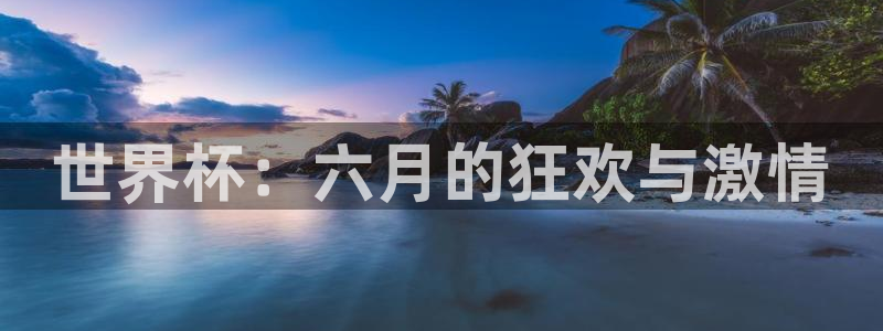 世界杯预选赛赛程：世界杯：六月的狂欢与激情